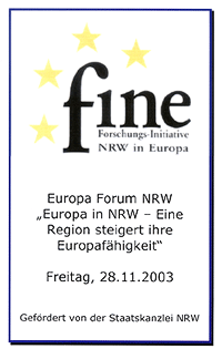 Europa Forum NRW, 28.11.2003